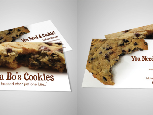 Mama Bo’s Cookies Business Card